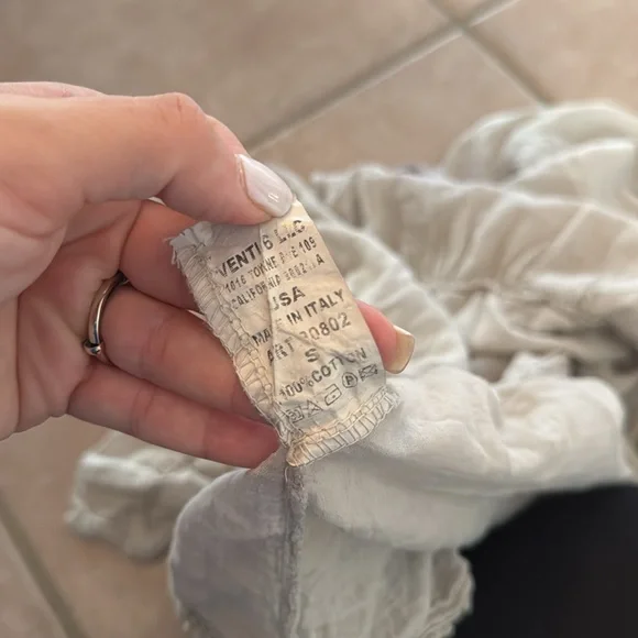 $ VENTI6 size small made in the USA long sleeve star blouse - Picture 4 of 5